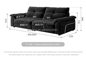 111188 Quanu yeni tasarım <span class=keywords><strong>Modern</strong></span> oturma odası kumaş koltuk takımı yüksek kaliteli ev mobilya kaliteli İtalyan kumaş büyük kanepe fiyat - Product Image 5