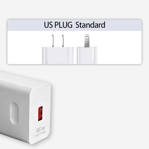 อะแดปเตอร์ชาร์จเร็ว QC3.0 66W USB-A ช่องเดียว หัวปลั๊กแบบ US สำหรับกล้อง <span class=keywords><strong>โทรศัพท์</strong></span> หูฟัง นาฬิกาอัจฉริยะ ขายส่ง<span class=keywords><strong>จาก</strong></span>โรงงาน OEM - Product Image 4