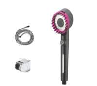 Ensemble de douche à main filtrée haute pression avec filtre et tuyau, pour salle de bain, avec fonction massage