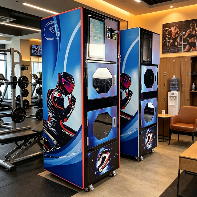 Direct Sales Quick Clean CIP Compatible SIP Compatible Helmet Service Vending Cleaning Machine for Outdoor Store