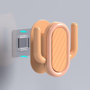 Étagère à chaussures murale sans perçage, ronde, simple couche, pour ranger les pantoufles dans la salle de bain TM2308 - Product Image 1