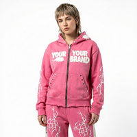 Sudadera con Capucha Personalizada con Estampado Urbano, de Invierno, Estilo Hip Hop, Retro, Harajuku, Unisex, Corte Regular