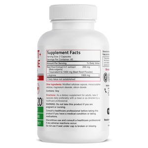 Cápsula potenciadora de L-arginina para la salud masculina, cápsula de L-agrinina, aminoácido de L-arginina, cápsulas de soporte muscular de raíz de remolacha - Product Image 4