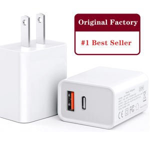 Vente chaude adaptateur chargeur USB-C 20W type C blocs de charge rapide pour <span class=keywords><strong>iPhone</strong></span> 15 14 13 12 <span class=keywords><strong>11</strong></span> 10 Pro max - Product Image 1