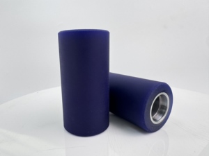 Zhxing Pu Bánh Xe 025 Polyurethane & Cao Su Thức Ăn Con Lăn Của Nhãn Hiệu Cạnh Dải Máy Cho Chế Biến Gỗ Cắt Điều Kiện Mới - Product Image 5