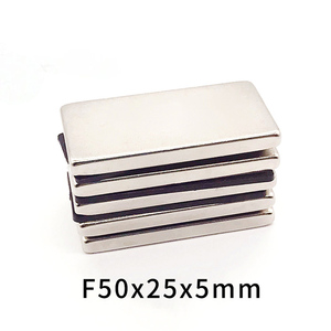 Imanes de <span class=keywords><strong>neodimio</strong></span> Super fuertes, permanente, alto rendimiento, 50x25x5mm, N35, N38, N45, N52, <span class=keywords><strong>comprar</strong></span> en china - Product Image 2