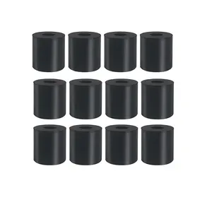 Black Round Rubber Washers Bushings Spacers Washers for Home and Car Anti Vibration Spacer Nylon Spacers