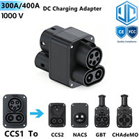 Adaptateur EV direct usine CCS1 vers CCS2, CCS1 vers NACS, CCS1 vers GBT, CCS1 vers CHAdeMO, connecteur de chargeur certifié CE, logo OEM personnalisé
