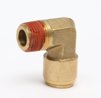 Laiton 90 degrés coude filetage mâle lisse pivotant DOT connecteur de frein à air industriel pneumatique raccord enfichable tuyau industriel