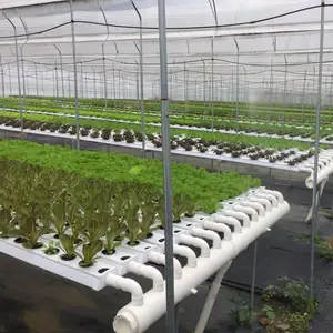 Canal de nft de 118*50mm, sistema hidropônico interno completo de cultivo vertical