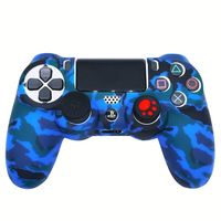 Coque en silicone antidérapante personnalisée et écologique avec poignée en bois pour manette PS4 – OEM/ODM disponible sur mesure