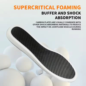 Semelles en carbone sport à prix de gros, semelles confortables polyvalentes, semelles en fibre de carbone à haute élasticité et absorbant les chocs - Product Image 2