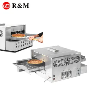 Commercial industrial bakery gas used conveyor belt pizza oven chain bakery equipment china guangzhou hamburger bread belt ovens