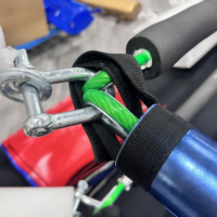 Anneau de boxe en acier renforcé avec revêtement en cuir PVC, accessoires durables, clôture de ring de combat, housse de protection de barrière, housse de corde extérieure