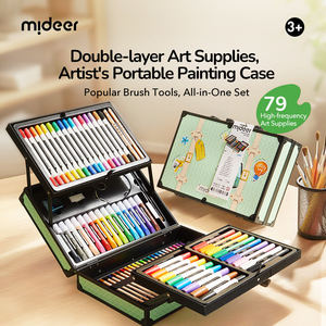 Kit de Presente de Arte Criativa Mideer MD2327 com 79 Peças, Maleta Portátil de Artista com Duas Camadas e Ferramentas Populares de Desenho e Pintura - Product Image 2