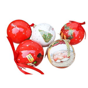 Customizable UV Printed Christmas Ball <b>Ornaments</b> Glass Material <b>Tree</b> <b>Ornaments</b> for Xmas Party for Home Decor Office Festivities - Product Image 1