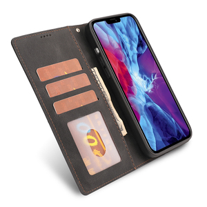 Funda de cuero Pu para teléfono móvil de negocios, funda para tarjetas, BILLETERA, abatible - Product Image 2
