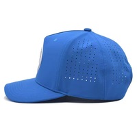 Gorra de Béisbol Vintage de Secado Rápido, Perforada con Láser, Transpirable e Impermeable, con Logotipo de Goma, Ala Ancha, de Nailon, Tipo Duckbill, para Adultos, Talla Pequeña