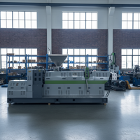 Granulateur à deux étages pour mère et bébé |   Machine à granulés de recyclage de déchets plastiques PP PE à vis simple