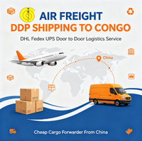 Transport aérien de Yiwu, Chine, vers le Congo RDC Kinshasa, service de logistique express DHL FedEx UPS, livraison porte-à-porte DDP