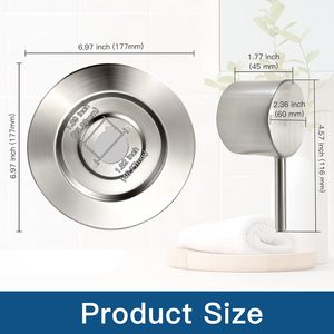 Kit de Acabado Moderno para Ducha y Bañera con Equilibrio de Presión para Moe T2191, con Manija de Palanca para Ajuste de Temperatura - Product Image 2