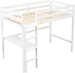 <span class=keywords><strong>Lit</strong></span> mezzanine jumeau design moderne <span class=keywords><strong>Lit</strong></span> mezzanine en bois de pin pour enfants de taille <span class=keywords><strong>junior</strong></span> <span class=keywords><strong>Lit</strong></span> mezzanine en bois <span class=keywords><strong>blanc</strong></span> peu encombrant - Product Image 3