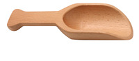 Cuillère en bois Cuillère en bois de hêtre naturel Cuillère à sel de bain faite à la main pour la farine Sel de bain Sucre Céréales Café