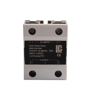 Relais statique monophasé AC/DC SSR 10A 25A 40A 60A 80A 100A 120A 180DD 240DD DA DD G663 - Product Image 1