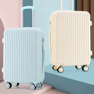 New stylish 20/22/24/26 inch lightweight travel luggage boarding creative gift trolley case is robust and durable