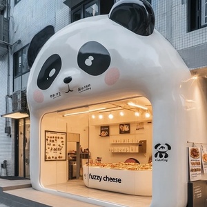 Letreros de Fibra de Vidrio Personalizados para Cafeterías, Librerías, Centros Comerciales, Parques de Atracciones, Esculturas de Pandas Gigantes - Product Image 5