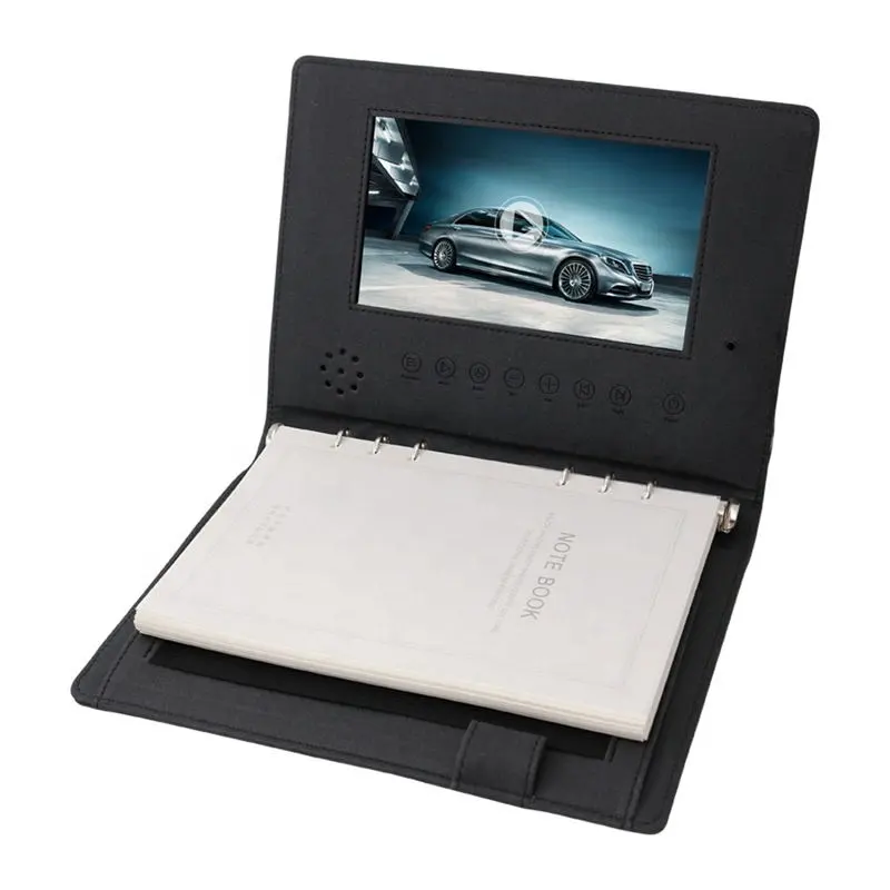 Nieuwe Jaar Geschenk 7 Inch Lcd-scherm Video Speler Planner Power Bank Notebook Met 16G Geheugen 8000Mah Powerbank dagboek