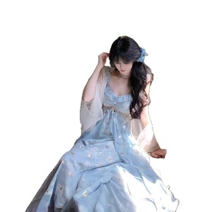 Robe de soirée vintage à sequins papillon, coupe empire, décolleté cœur, volants superposés, pour le shopping et les sorties. - Product Image 5