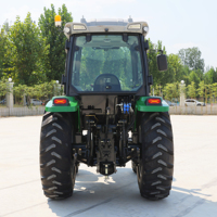 Nouveau design de mini tracteur agricole 90HP 4x4 avec chenilles étroites pour la culture des vergers et des arbres fruitiers