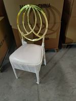 Chaises de Mariage de Luxe en Métal Doré, Mobilier de Banquet Empilable pour Hôtels, Événements et Appartements – Usage en Salon, Vente en Gros
