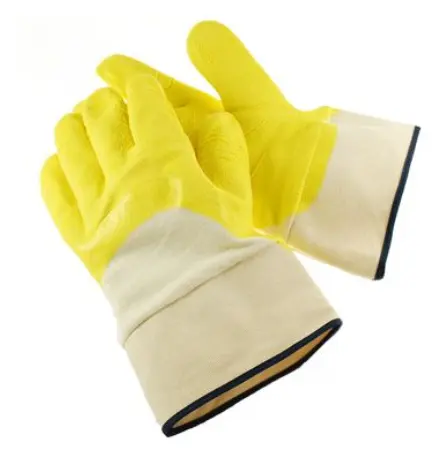 Anti-cut and waterproof standard level safety gloves latex coated