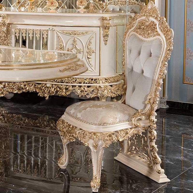 Armless dining chair