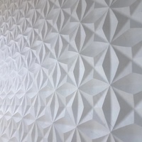 Panneau mural décoratif en 3d rose, 30 pièces