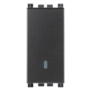 Push <b>Button</b> Switch 1P NC 10A Grey 4.1x2.8x5.3cm - Product Image 1