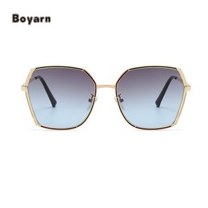 Lujo Metal Estilo Vintage Diseñador personalizado Gafas de sol Moda Mujer Al Aire Libre Protección UV400 HK-Boyarn HKBY512 - Product Image 2