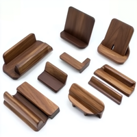 Support de bureau en noyer et hêtre Yeshi, usinage CNC, laser, électro-érosion, perçage, nouveau porte-cartes de visite ovale, présentoir de rangement, cadeau