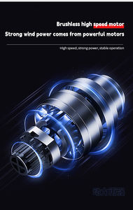 Aspiradora Portátil Inalámbrica para Auto de Alta Potencia 11000Pa, Uso en Seco y Húmedo, con Función de Soplador de Aire - Product Image 6