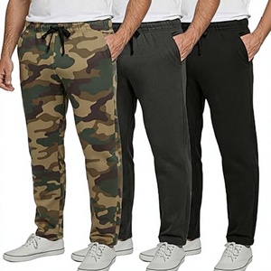 Venta al por mayor directa de fábrica: Pantalones de senderismo y trabajo elásticos dinámicos de primavera y otoño, rectos, de lona de algodón con forro polar, lavado a la piedra, con cordón, de corte medio. - Product Image 4