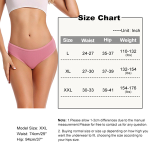 Pour UOKIN femmes mignon amour chat dessin animé coton sous-vêtements taille moyenne basique vêtements quotidiens slips couverture complète dos-quotidien tricoté - Product Image 5