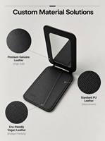 Funda de Cuero Personalizada con Logotipo para Teléfono, con Soporte y Tarjetero Magnético, Promocional de Fábrica, para Tarjetas de Crédito e Identificación, de PU