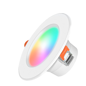 ไฟดาวน์ไลท์ LED สีสันเต็มรูปแบบ Tuya Smart RGBCW ปรับความสว่างได้ ควบคุมด้วยเสียง Alexa ผ่านแอปพลิเคชัน แรงดันไฟฟ้า 85-265 โวลต์ พร้อมรีโมทคอนโทรล  ไฟฝังเพดาน <span class=keywords><strong>Zemismart</strong></span> - Product Image 2