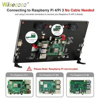 Raspberry Pi Layar LCD IPS 10.1 Inci 1024*600 1280*800 Kompatibel dengan Panel Layar Sentuh Kapasitif USB Modul Pengontrol Driver