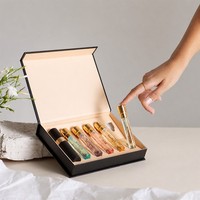 Emballage de parfum avec logo personnalisé, coffret cosmétique de luxe, boîtes cadeaux avec fermeture magnétique, emballage de flacon de 10 ml, 20 ml, 50 ml