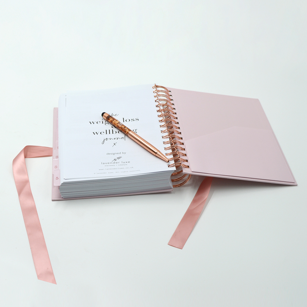 A5 Kraft Paper 6-Ring Binder/Planner - Hardcover Empty Notebook For Refill Paper, DIY Organizer