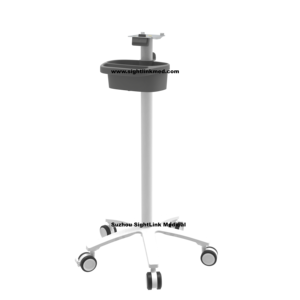 医療機器スタンド高さ調整可能モニターカート注入スタンド病院トロリーECGカート - Product Image 3