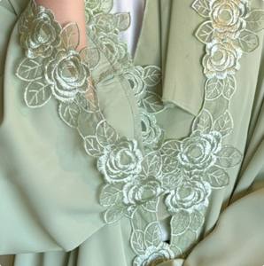 Robe élégante en polyester personnalisée de luxe en gros, occasion Abaya pour femmes musulmanes - Product Image 2